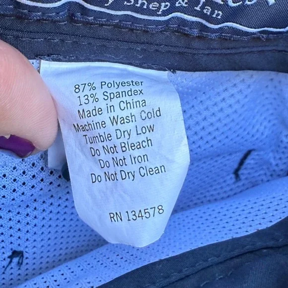 Vineyard Vines Mens‎ 30x32 Blue Performance Golf Pants Lightweight Stretch - Picture 4 of 7